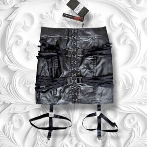 NWT RARE Killstar Desolate Fairyland Strappy Garter Skirt Sz XS DEADSTOCK
